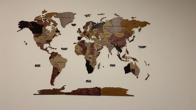 Mapamundi Decorativo